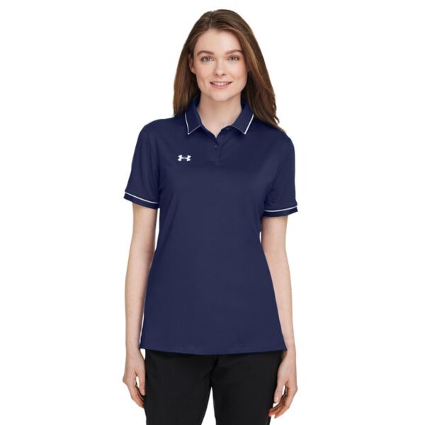 Ladies' Tipped Teams Performance Polo Thumbnail