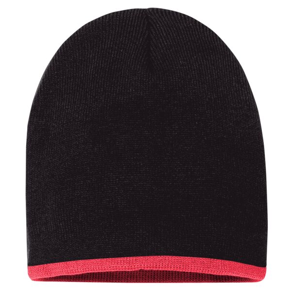 WEBSTORE Bottom Striped Knit Beanie Thumbnail