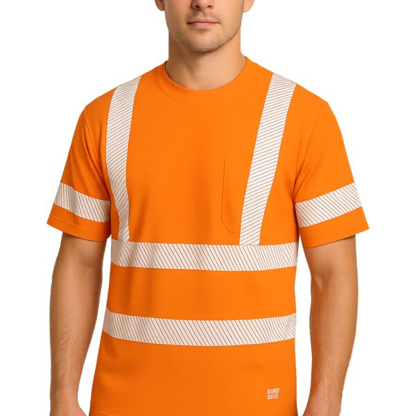 Micro Mesh Short-Sleeve Safety T-Shirt with Pocket Thumbnail