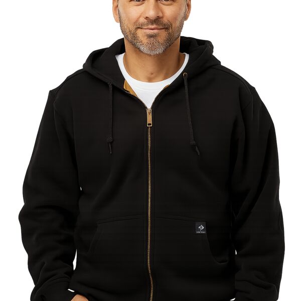 Men's Crossfire Heavyweight Power Fleece Hooded Jacket with Thermal Lining Thumbnail