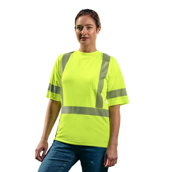 LUMEN - Hi-VIS T-shirt with Segmented Stripes Thumbnail