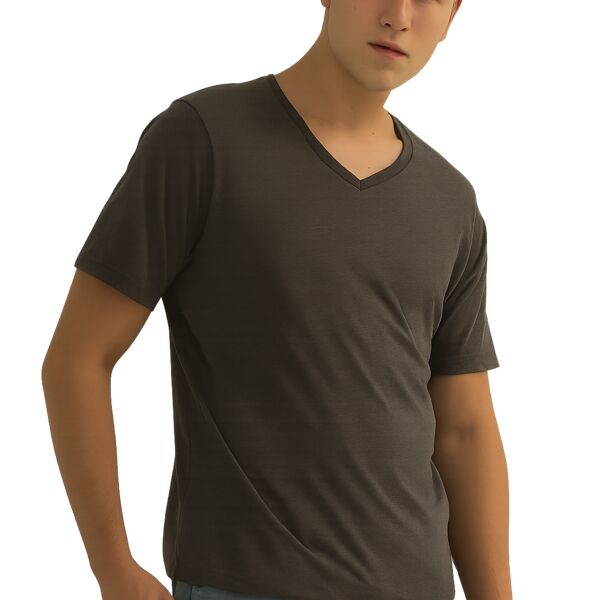 RING SPUN V-NECK TEE Thumbnail