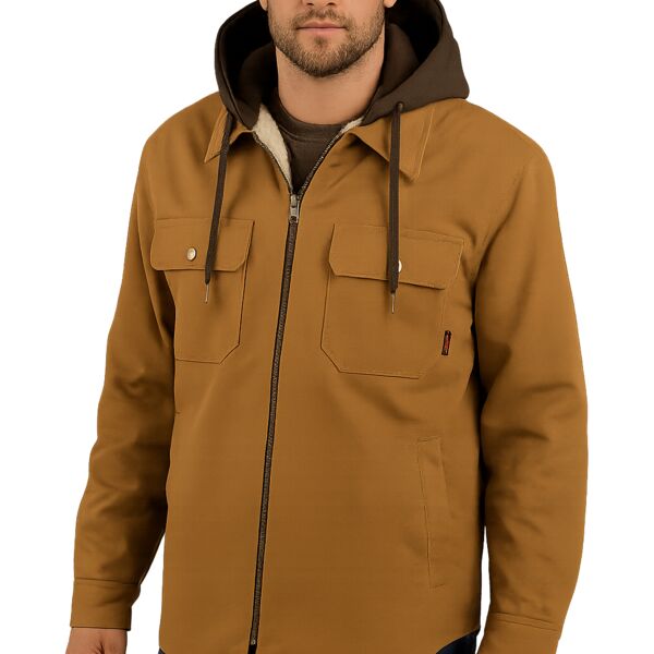 Sherpa Lined Duck Jac-Shirt Thumbnail