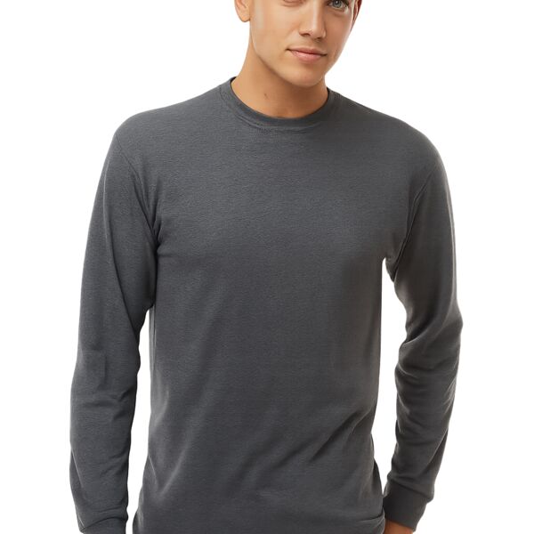 Gold Soft Touch Long Sleeve T-Shirt Thumbnail