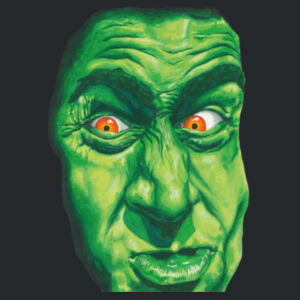 Womens Drownink Green Face Design